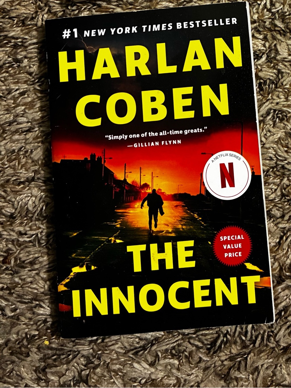 "The Innocent" Paperback - Black & Yellow Cover